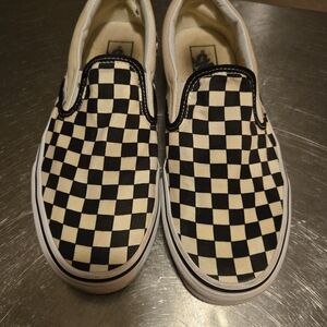 Mens Vans Checkered Slip-On Sneakers